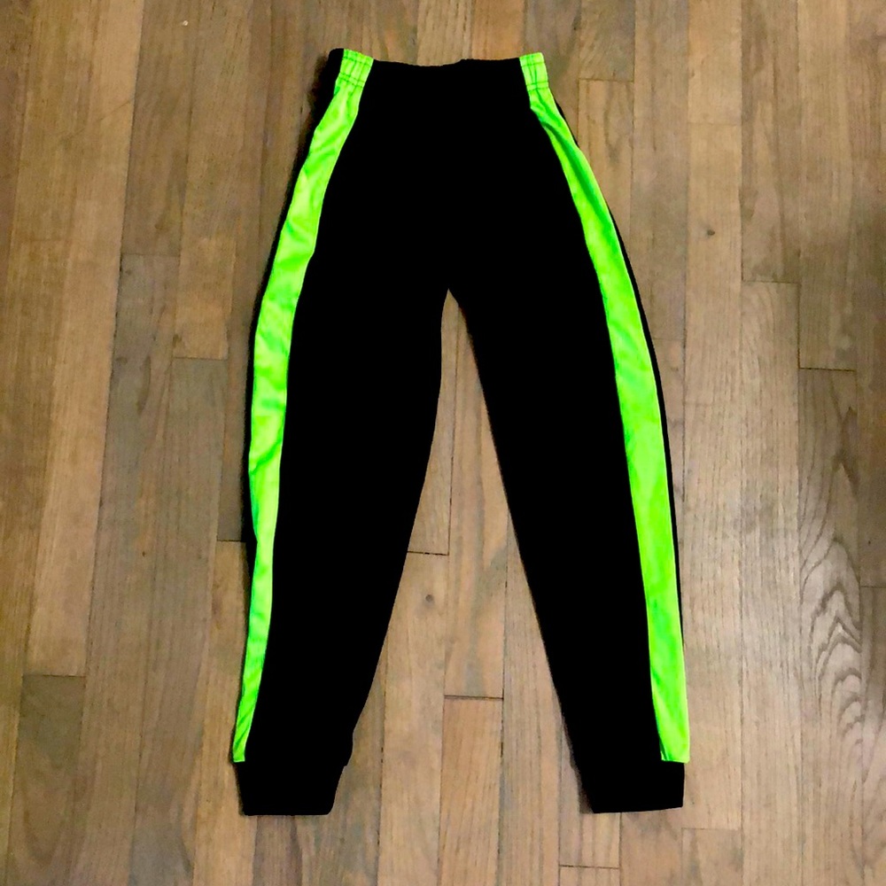 Neon Green Joggers